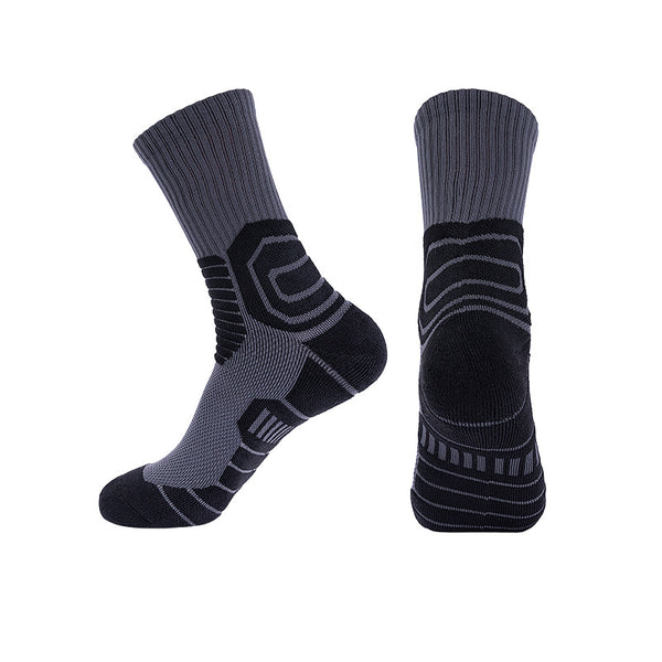 Wholesale Premium Thick Cushioned Workout Socks Men Elite Basketball Sports Crew Socks