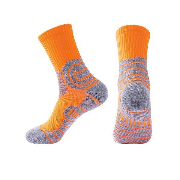 Wholesale Premium Thick Cushioned Workout Socks Men Elite Basketball Sports Crew Socks