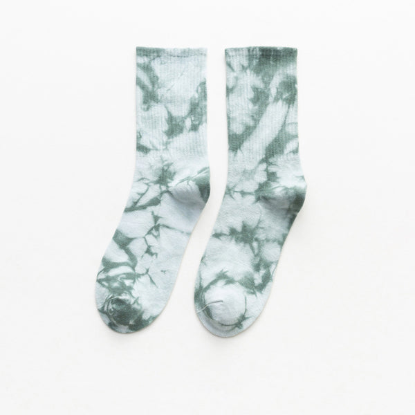 6-color tie-dye couple socks