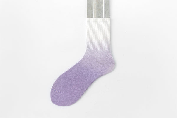 Tie-dye socks medium tube socks cotton gradual change tube tide fall and winter sports socks