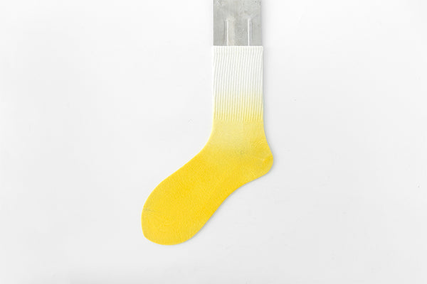 Tie-dye socks medium tube socks cotton gradual change tube tide fall and winter sports socks