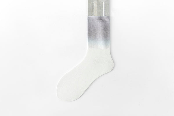 Tie-dye socks medium tube socks cotton gradual change tube tide fall and winter sports socks