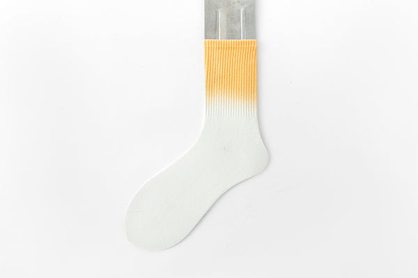 Tie-dye socks medium tube socks cotton gradual change tube tide fall and winter sports socks