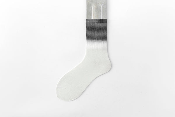 Tie-dye socks medium tube socks cotton gradual change tube tide fall and winter sports socks
