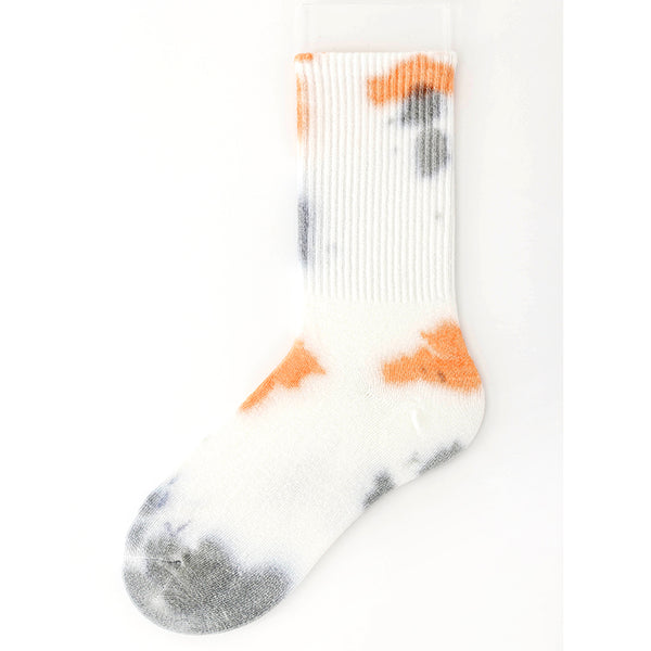 Europe and The United States street tie-dye tide socks gradual personality skateboard basketball socks