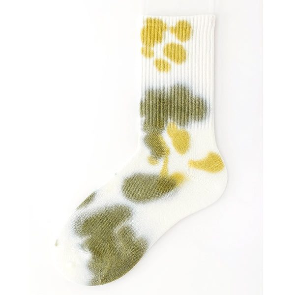 Europe and The United States street tie-dye tide socks gradual personality skateboard basketball socks