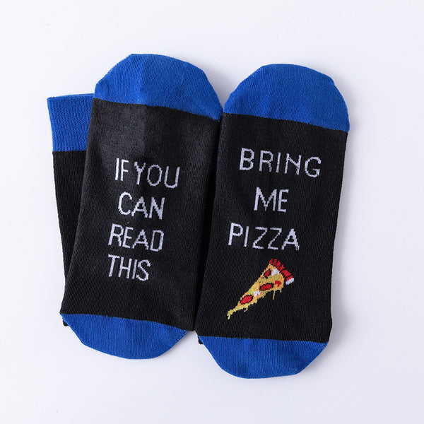 Funny Wine Letter Socks If You Can Read This Slogan Socks Men Unisex Novelty Cotton Socks