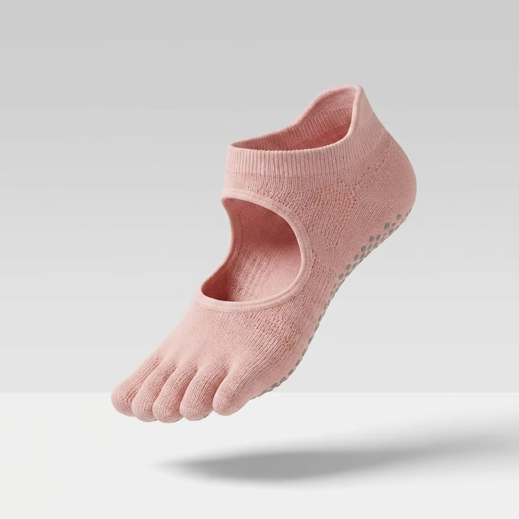 Custom Grip Pilates Toe Socks
