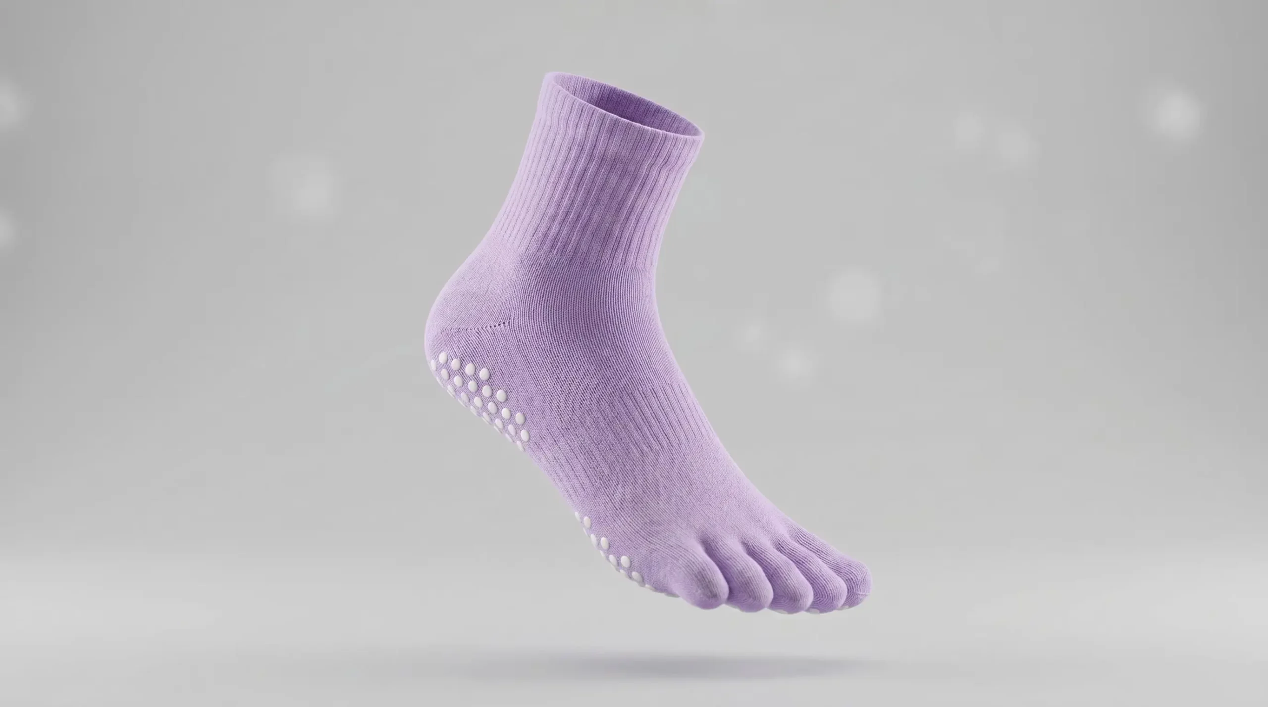 Five Toe Grip Pilates Socks