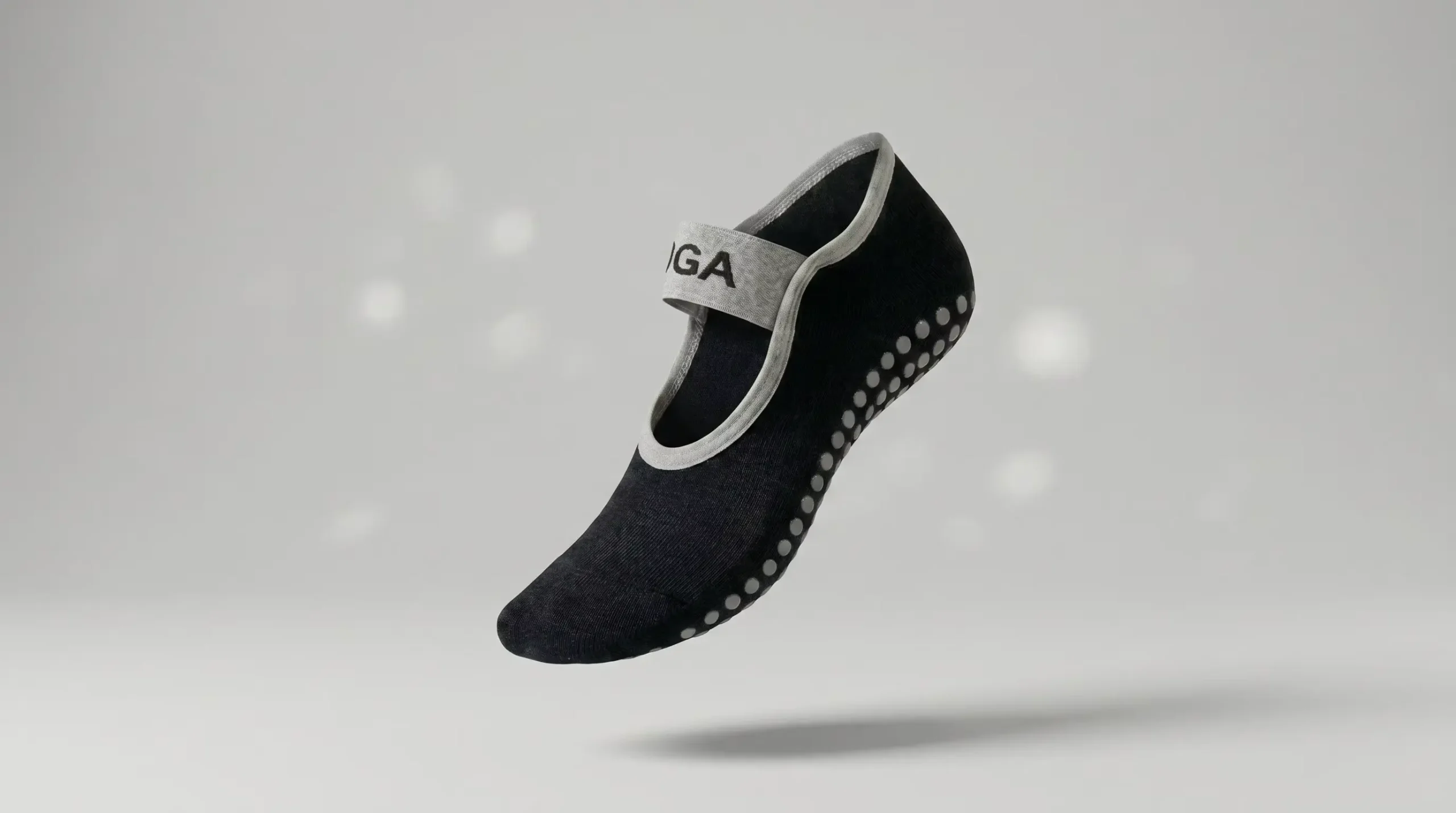 Low Cut Pilates Grip Socks with Elastic Strap
